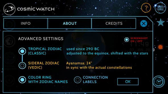 Cosmic watch search city