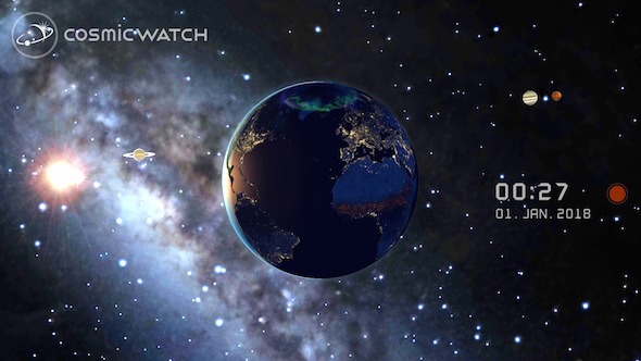 Cosmic watch search location