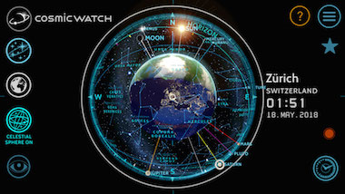 Cosmic watch search city