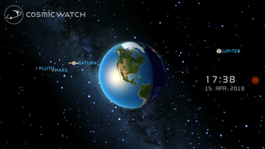 Cosmic watch save location